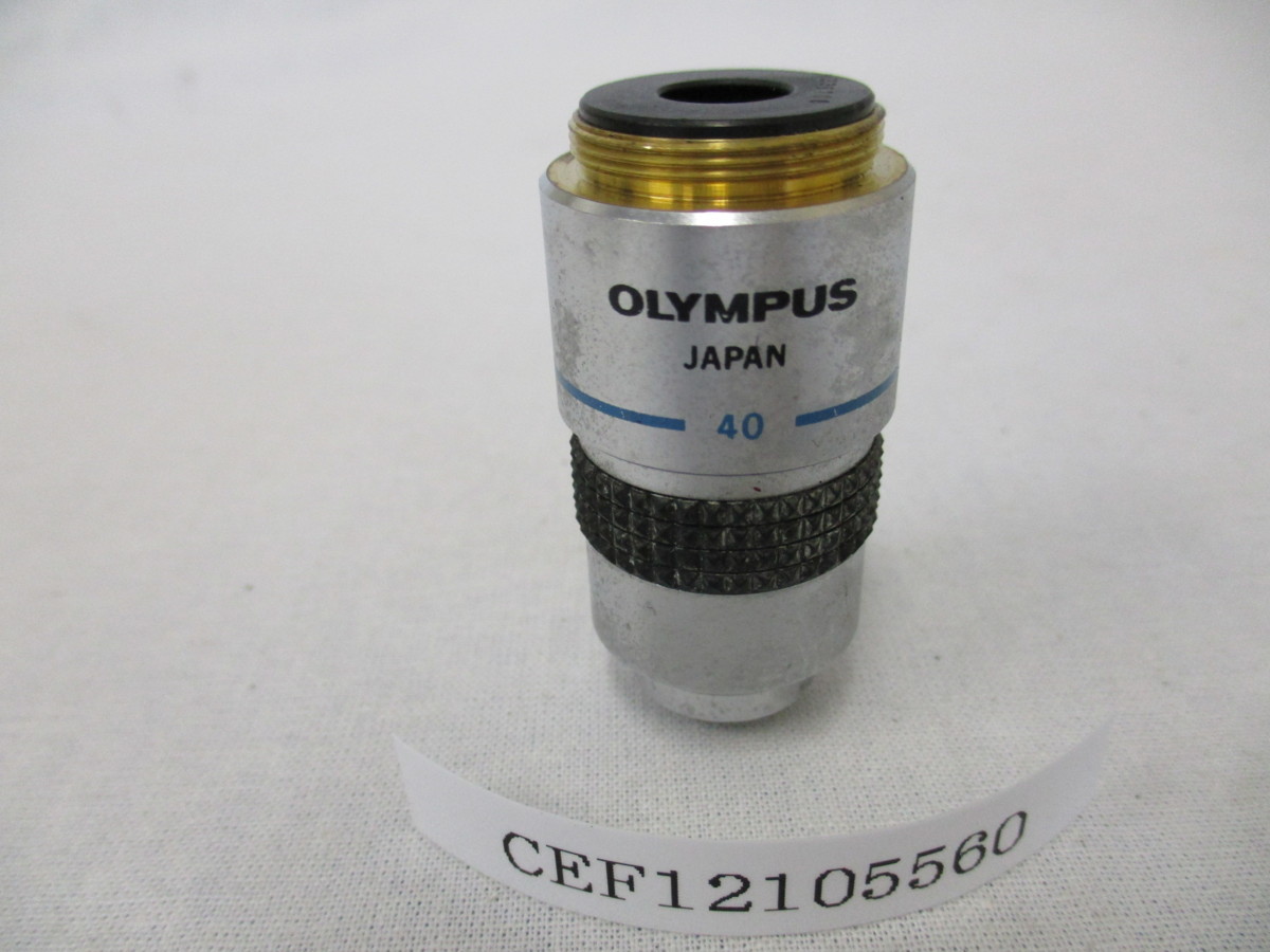 OLYMPUS オリンパス顕微鏡 対物レンズ A 40 0.65 160/0.17 www