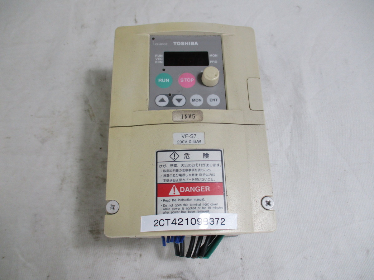 Yahoo!オークション - TOSHIBA インバーター VF-S7 200V-0.4KW Yahoo!オークション - TOSHIBA インバーター VF-S7 200V-0.4KW