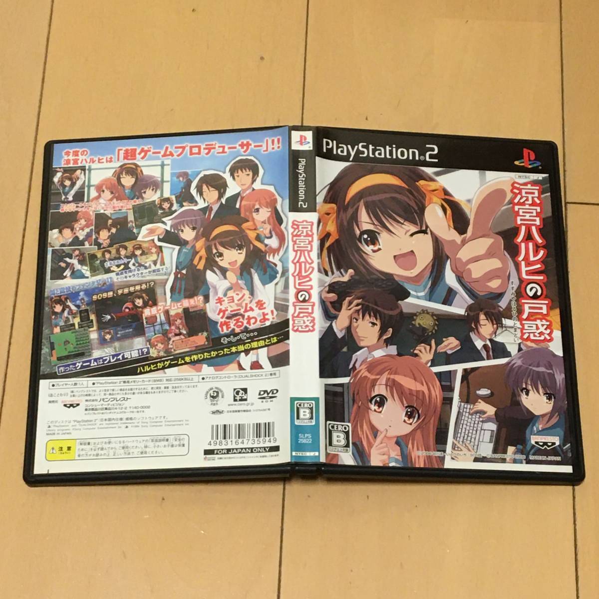 中古　PS2ソフト　涼宮ハルヒの戸惑(通常版)　同サイズ４本まで同梱可_画像1