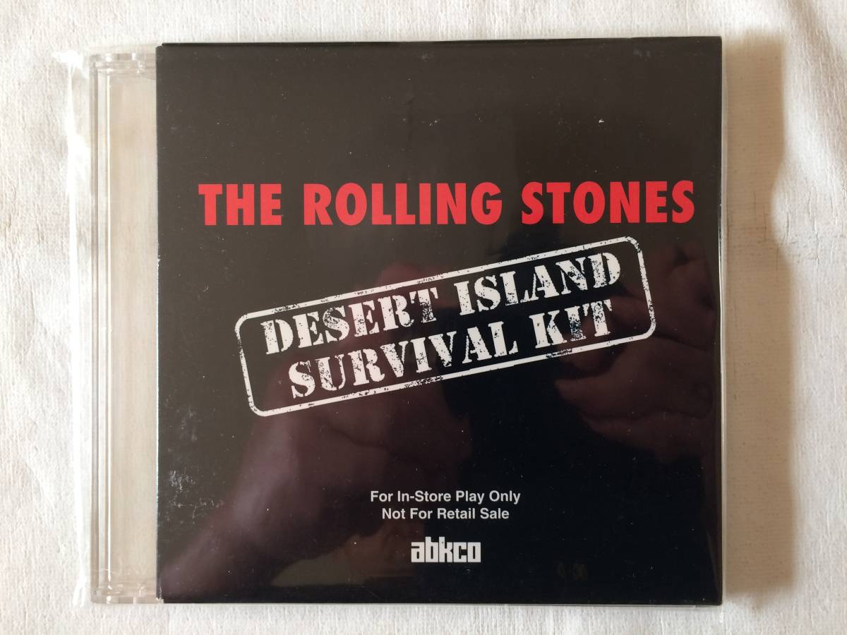 〇ROLLING STONES, DESERT ISLAND SURVIVAL KIT, 1848-2 PROMO 1CD-