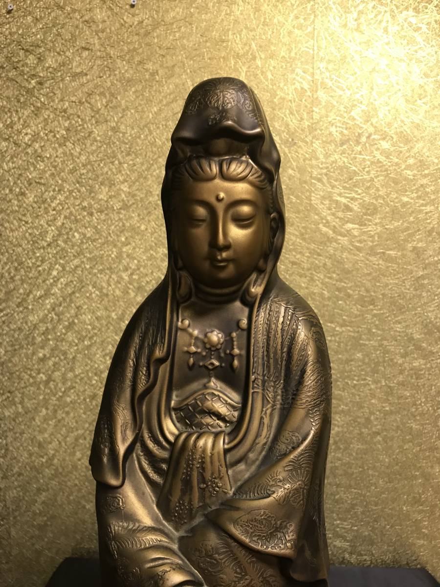 仏教美術 仏像 観音菩薩 古い 置物 アンティーク 仏教美術 仏像 観音菩薩 古い 置物 アンティーク