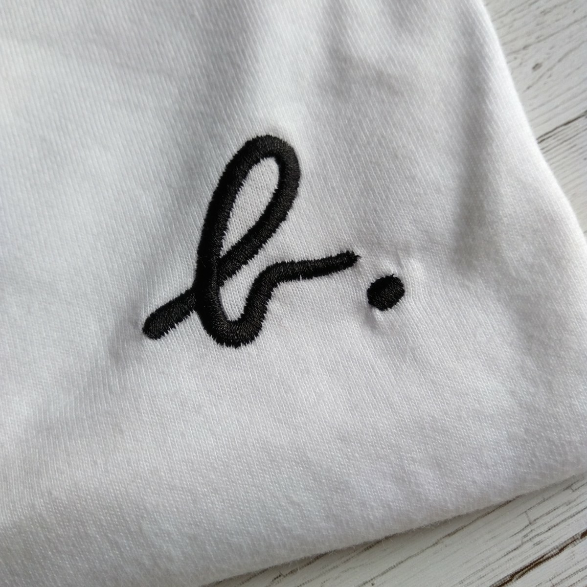 アニエスベー　Lサイズ ロゴ刺繍　ホワイト　ブラック　2枚セット　即日発送　半袖　Tシャツ