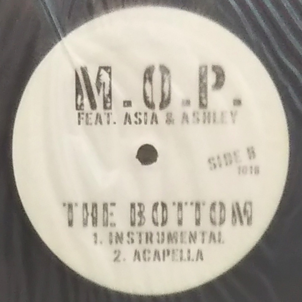 M.O.P. FEAT. ASIA & ASHLEY「THE BOTTOM」MAIN.CLEAN.INSTRUMENTAL.ACAPELLA☆中古12インチレコード.アナログ盤.ヒップホップ.ラップ_画像6