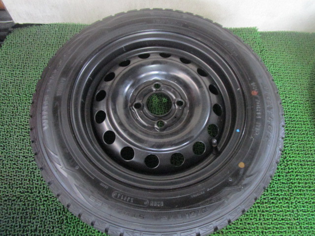 ★◇ STUDLESS 14inch SET 4本　165/70R14 81Q　【4H-100】　5.5J+40　DUNLP　WINTER MAXX_画像9