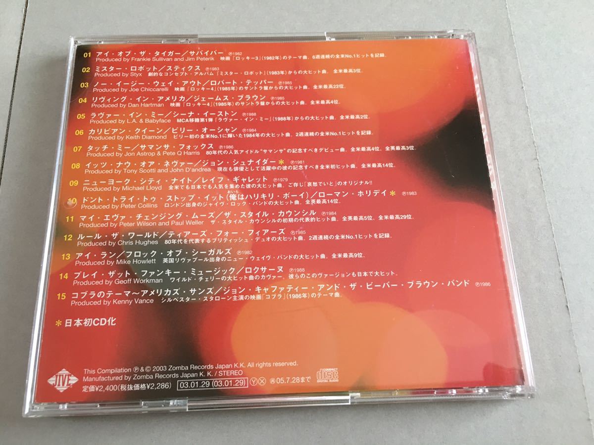 初CD化あり 哀愁デイトの原曲収録 JOHN SCHNEDER レイフ・ギャレット SURVIVOR STYX ROBERT TEPPER ROMAN HOLIDAY JAMES BROWN 田原俊彦_画像3