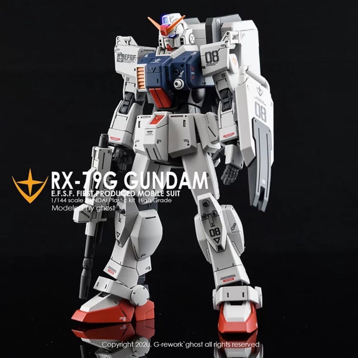 激安通販新作 HGUC 1 144 第08MS小隊 陸戦型ガンダム 専用水転写式 ...