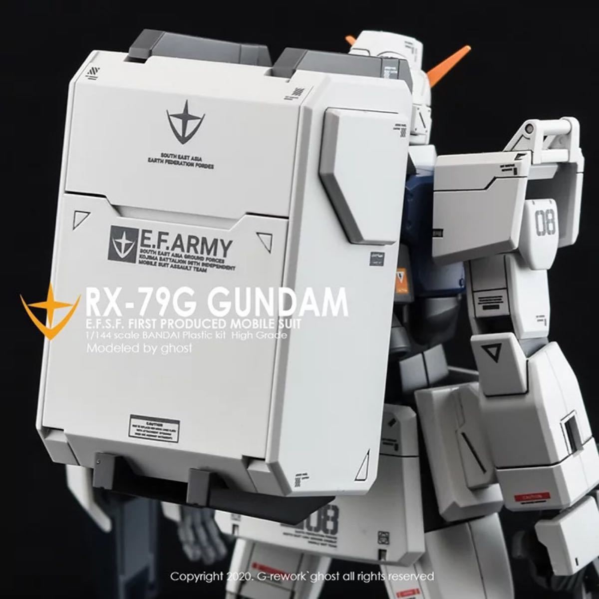 最大80%OFFクーポン HGUC 1 144 第08MS小隊 陸戦型ガンダム 専用水転写 ...