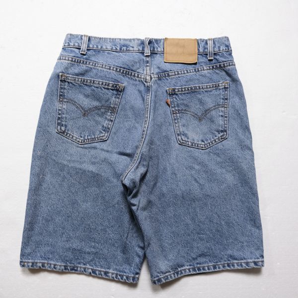 90's USA製 リーバイス Levi's 550 リラックスフィット デニムショーツ (34) ショートパンツ 1997年製 90年代 オレンジタブ アメリカ製