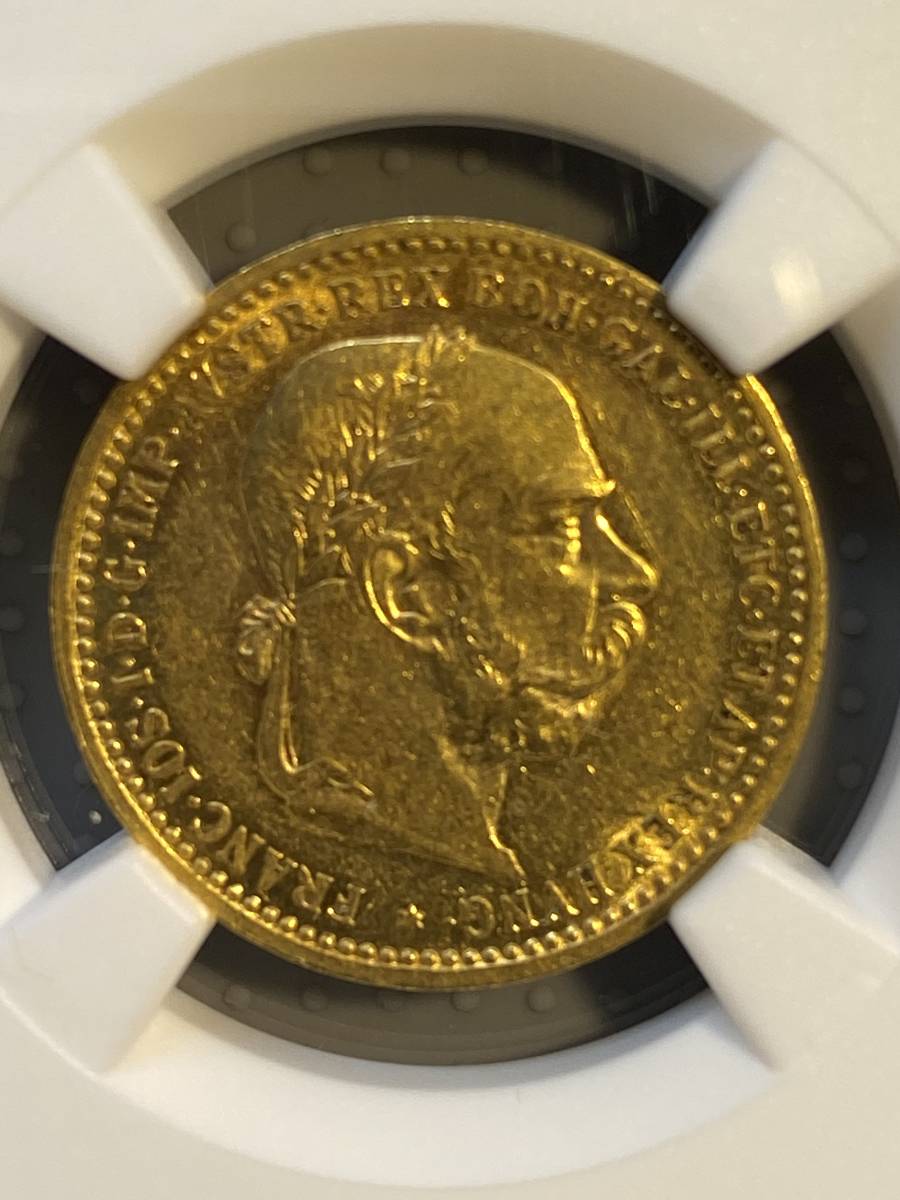 オーストリア金貨】フランツ・ヨーゼフ 金貨 1905年 オーストリア金貨】フランツ・ヨーゼフ 金貨 1905年