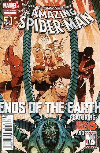 アメイジング・スパイダーマン THE AMAZING SPIDER-MAN Ends of the Earth #1 MARVEL Big Hero Six Union Jack_画像1