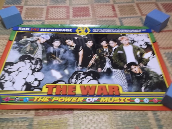 )　EXO　エクソ　【　THE WAR　ポスター　】　※管理番号466_画像1