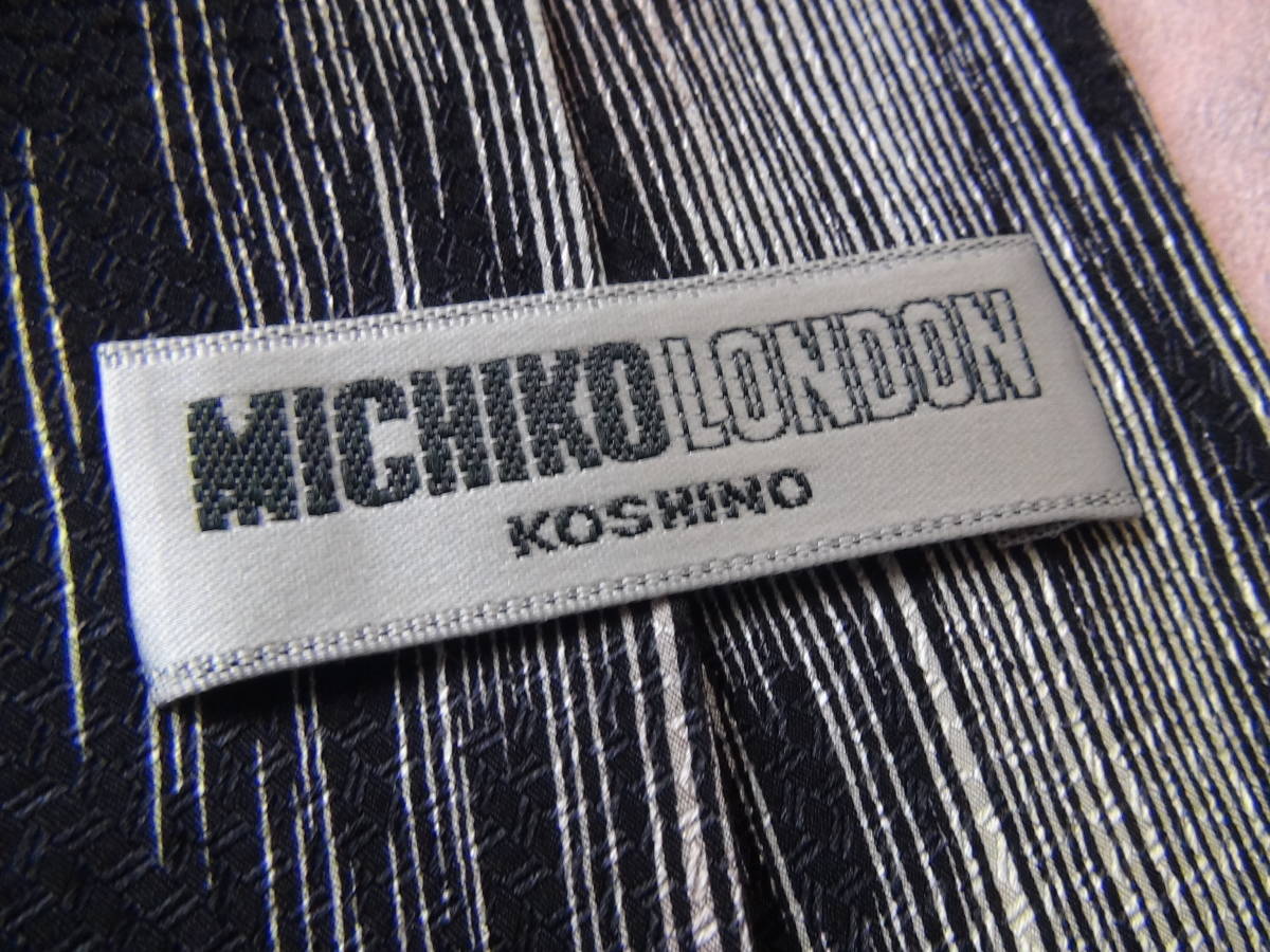 ミチコロンドン MICHIKO LONDONのネクタイ日本製。　_画像3
