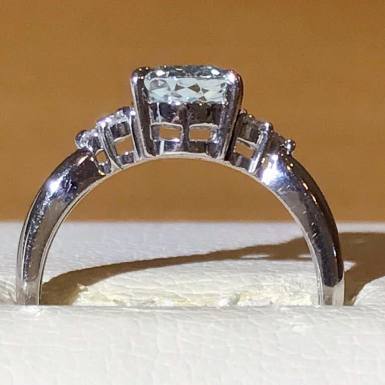 特価ブログのポータルサイト ジュエリーマキPt850アクアマリン&ダイヤリング 62ct|Yahoo 1 アクアマリン
