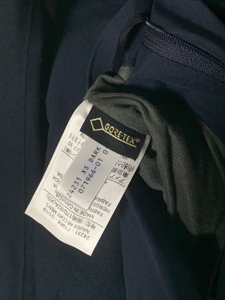 ARC'TERYX VEILANCE Navier AR Coat xs アークテリクス ヴェイランス GORE-TEX_画像6