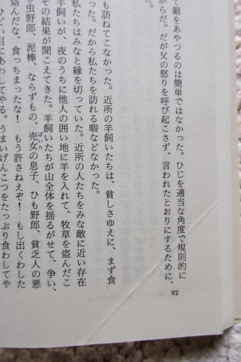 父パードレ・パドローネ ある羊飼いの教育 (朝日選書) ガヴィーノ・レッダ、竹山博英訳_画像8