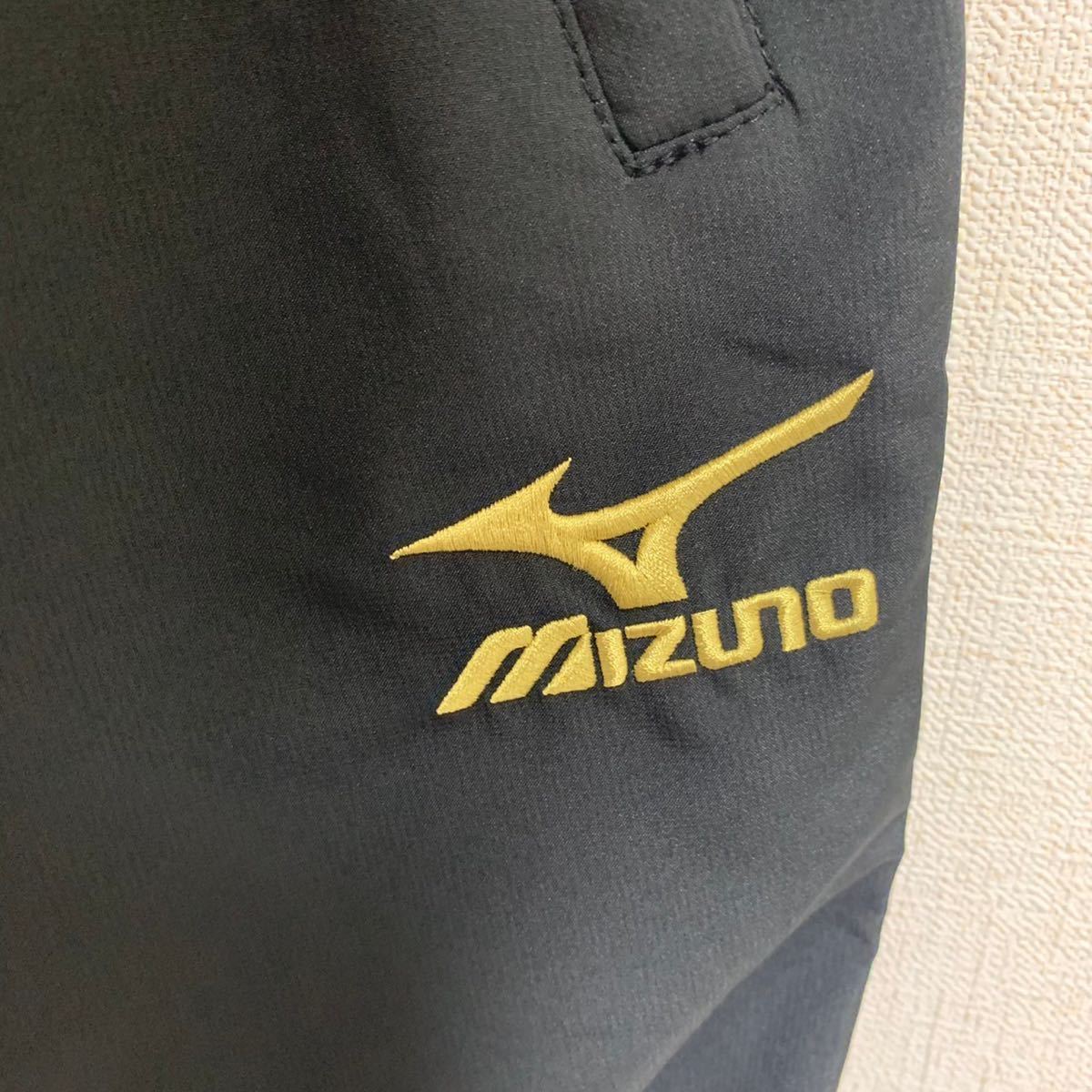 【XL相当】MIZUNO 薄手 ジャージパンツ ブラック トレーニングウェア ランニングウェア ミズノ 筋トレ