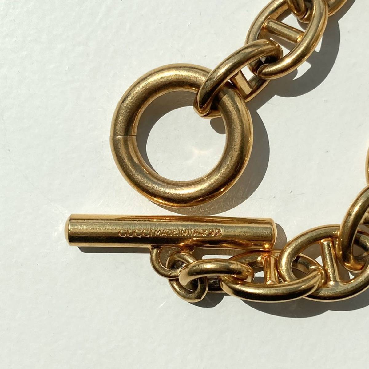 90s GUCCI Anchor Chain bracelet グッチ アンカー チェーン 
