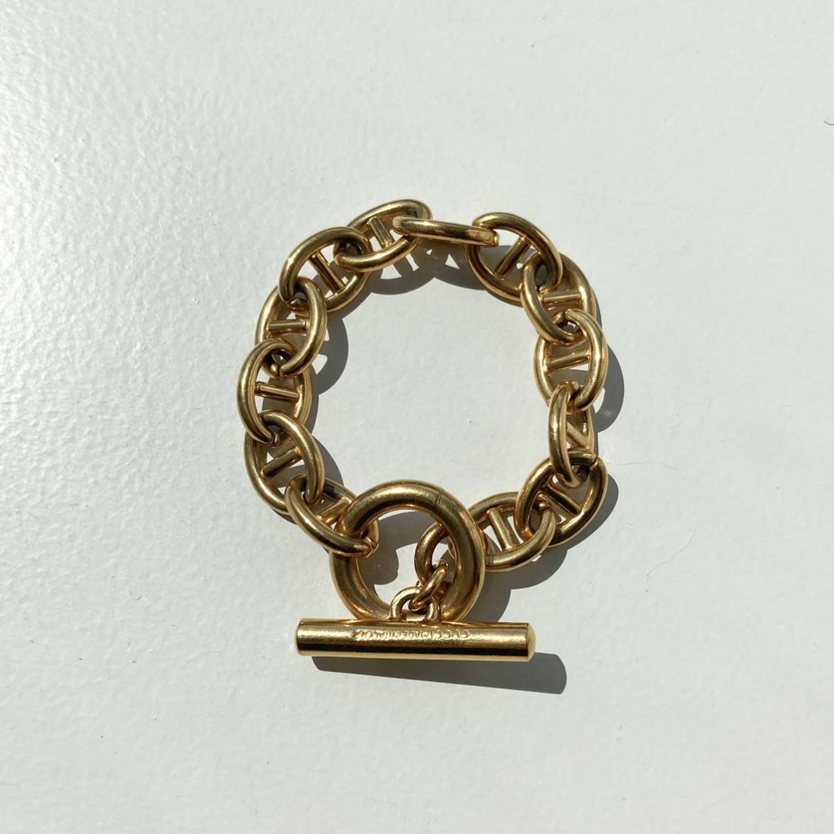 90s GUCCI Anchor Chain bracelet グッチ アンカー チェーン 