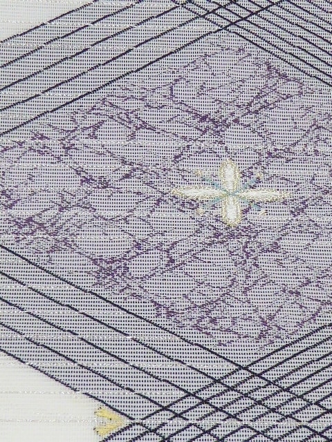 大特価　最高級　西陣織　夏　袋帯　御仕立て付き　織紫苑_画像2