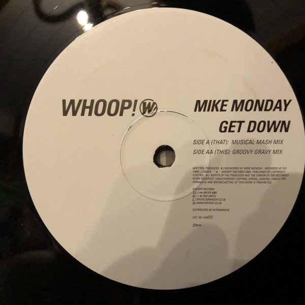 Mike Monday / Get Down_画像2
