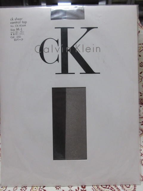 Calvin Klein　カルバンクライン　ストッキング（M～L）Ｄバーク