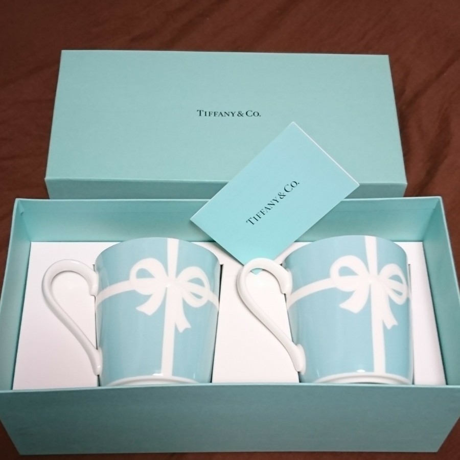 レア廃盤 マグTIFFANY&Co ティファニー リボンボックス レア廃盤 マグTIFFANY&Co ティファニー リボンボックス