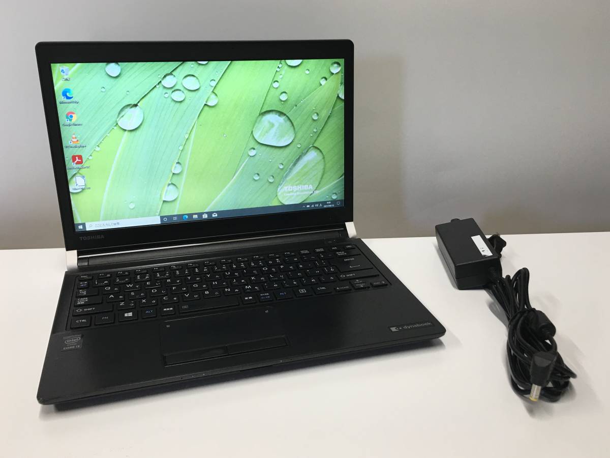 A18450)大容量TOSHIBA R73/W(PR73WFAA43CAD81) 搭載Intel Core i3-5005U 2.00GHz/8GB/500GB/無線/bluetooth/Office/Win10 Pro 64Bit 現状品