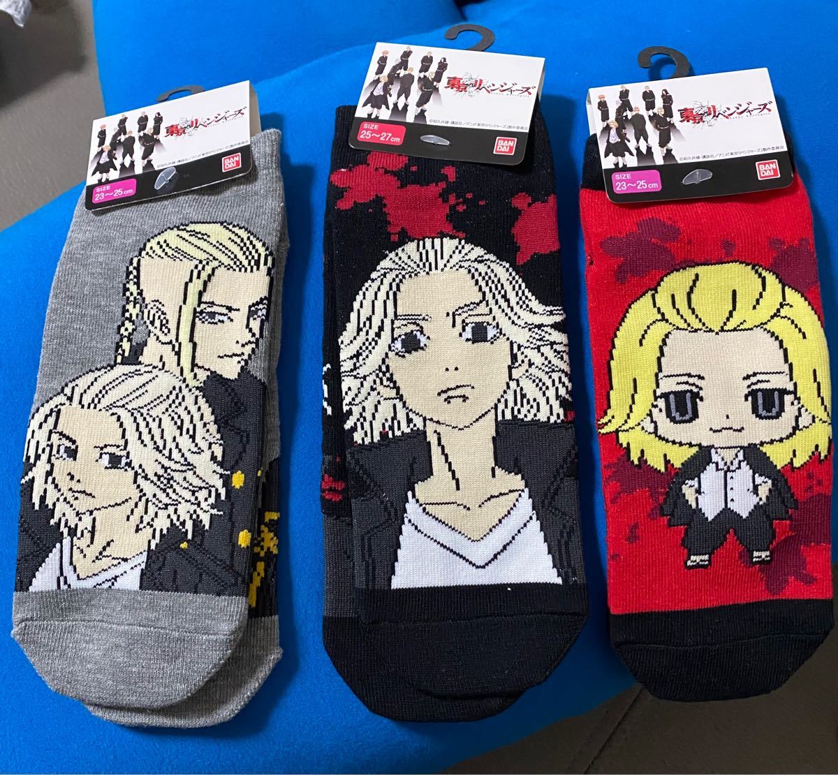 Paypayフリマ 東京リベンジャーズ キャラクターソックスセット マイキー ドラケン 靴下 Paypayフリマ 東京リベンジャーズ キャラクターソックスセット マイキー ドラケン 靴下