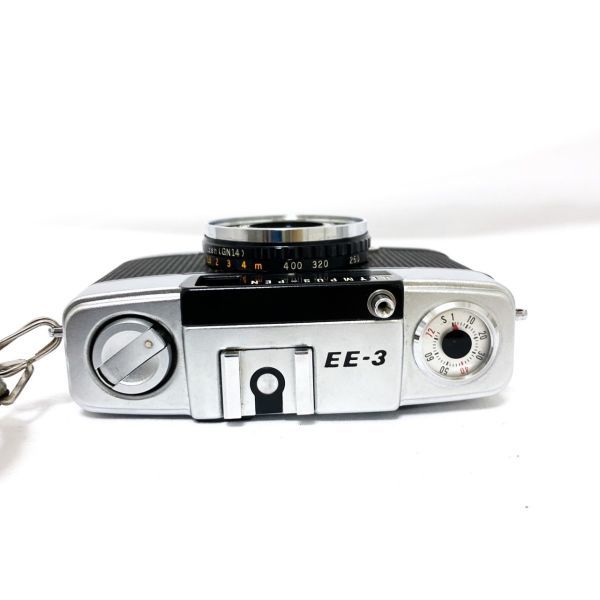 【完動美品】OLYMPUS PEN EE-3 D Zuiko F3.5 28mm オリンパス ペン ハーフサイズ フィルムカメラ 広角単焦点 ビンテージ 昭和レトロ C1239_画像6