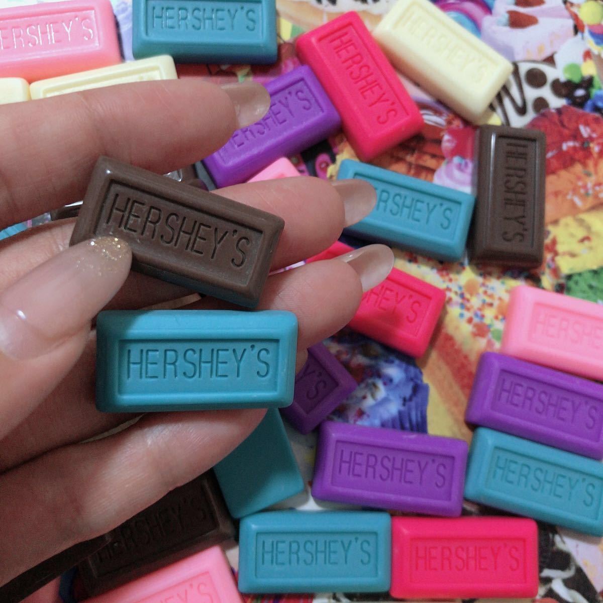 【soul'd out】デコパーツ HERSHEY'S チョコ お菓子 まとめ売り 20個