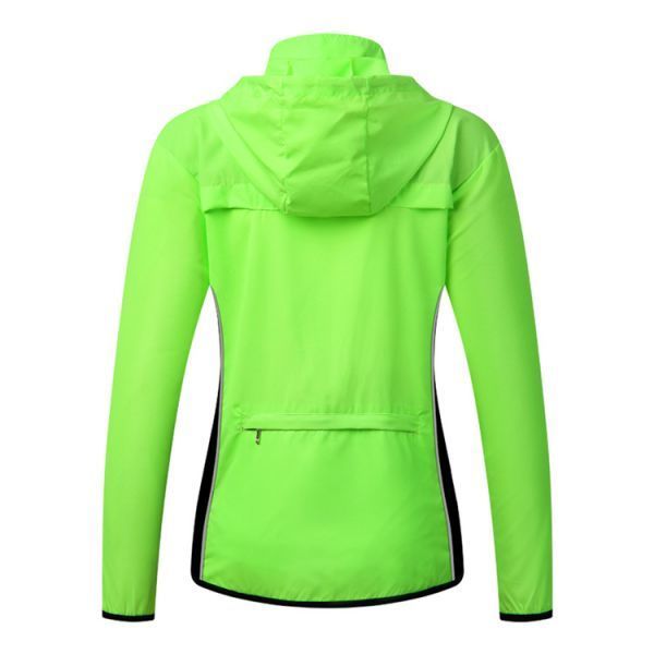 SALE! thin cycle jacket lady's . manner bicycle wear woman cycling windbreaker thin genuine summer sunscreen water-repellent green M