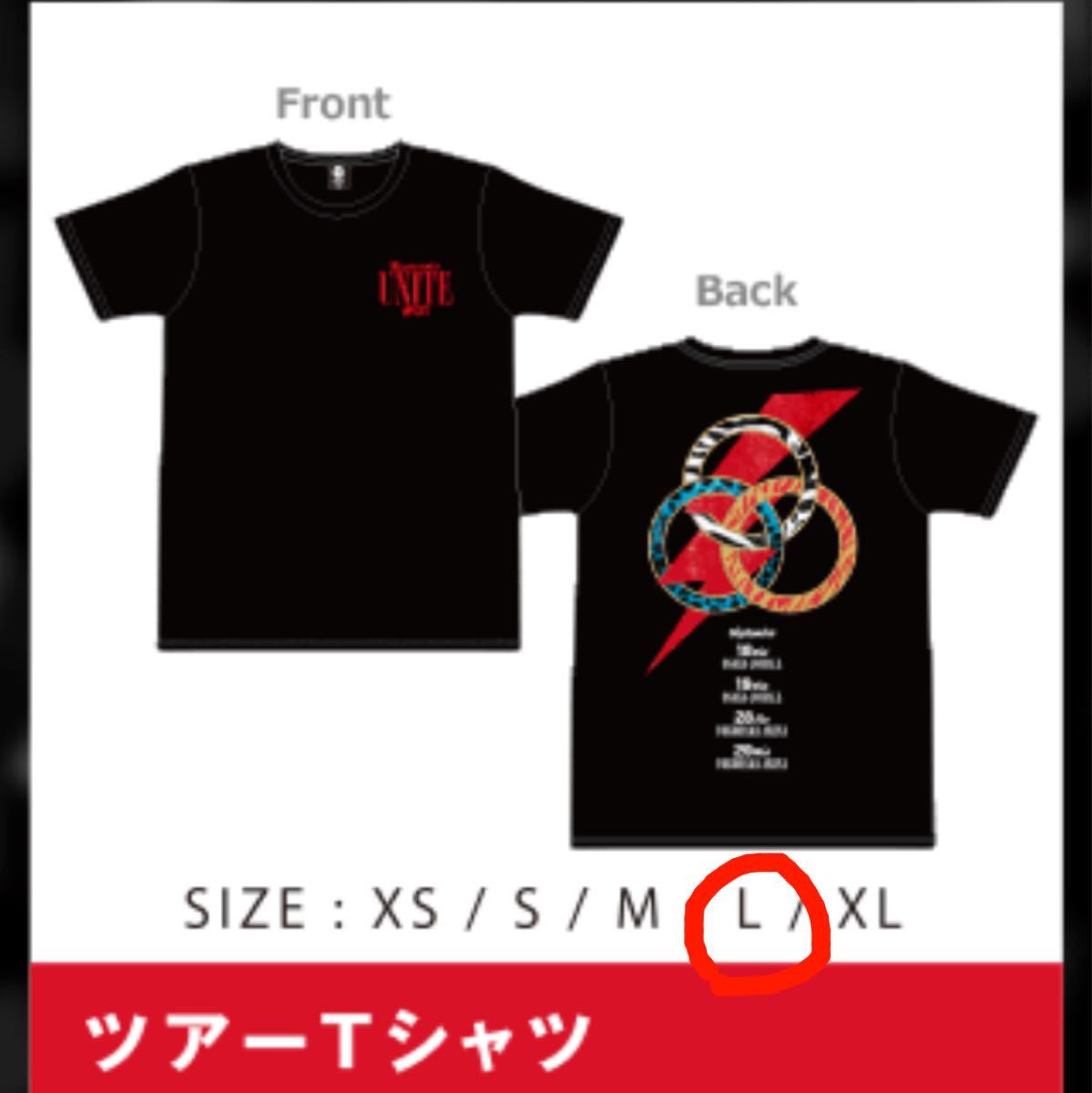 B'Z unite tシャツ 新品 L - 通販 - fpower.com.br