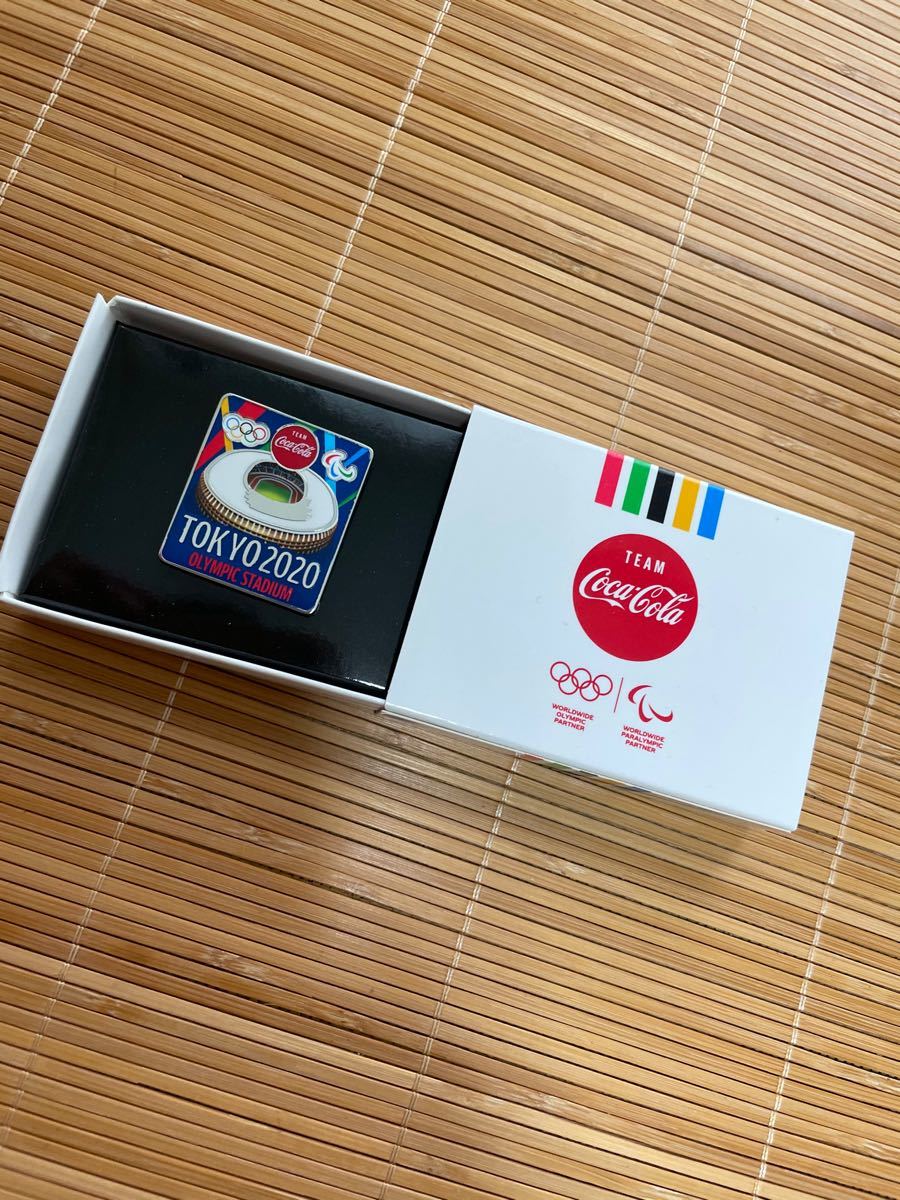 コカコーラ非売品　東京オリンピック2020記念ピンバッジ　オリンピックスタジアム ピンバッジ