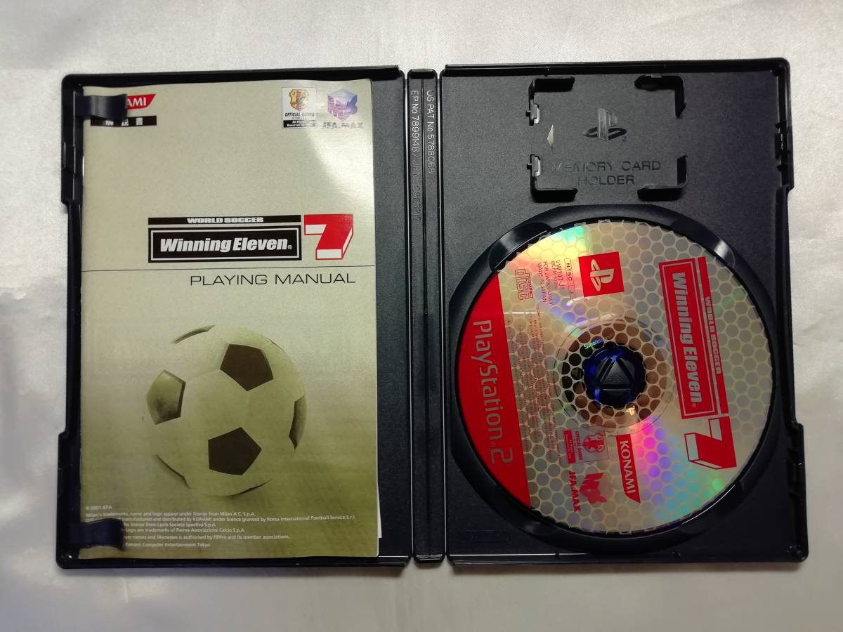 【中古品】 PS2ソフト ワールドサッカー ウイニングイレブン 7_画像3