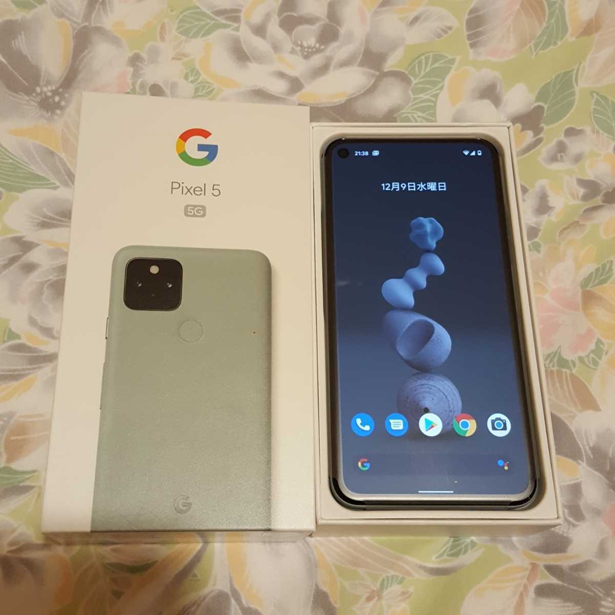 新品未使用］SIMフリー Pixel 5(5G) 128GB Sorta Sage グリーン 緑