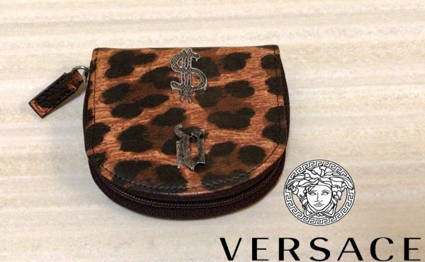 正規通販 ヒョウ柄 入手困難◎未使用保管品◇VERSACE ポケットコイン