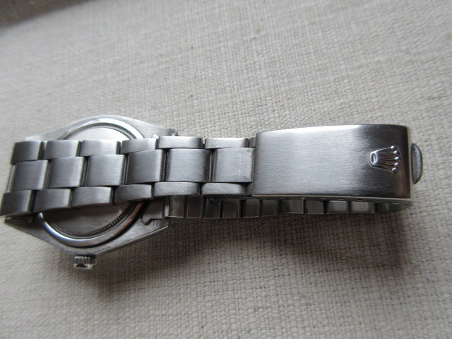 ロレックス 6694 オイスターデイト プレシジョン 34mm ブラック 腕時計（中古）_画像6