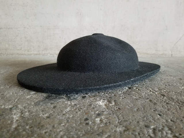 正規品! COMME des 80s レイヤードフェルトブリムハット 1980s