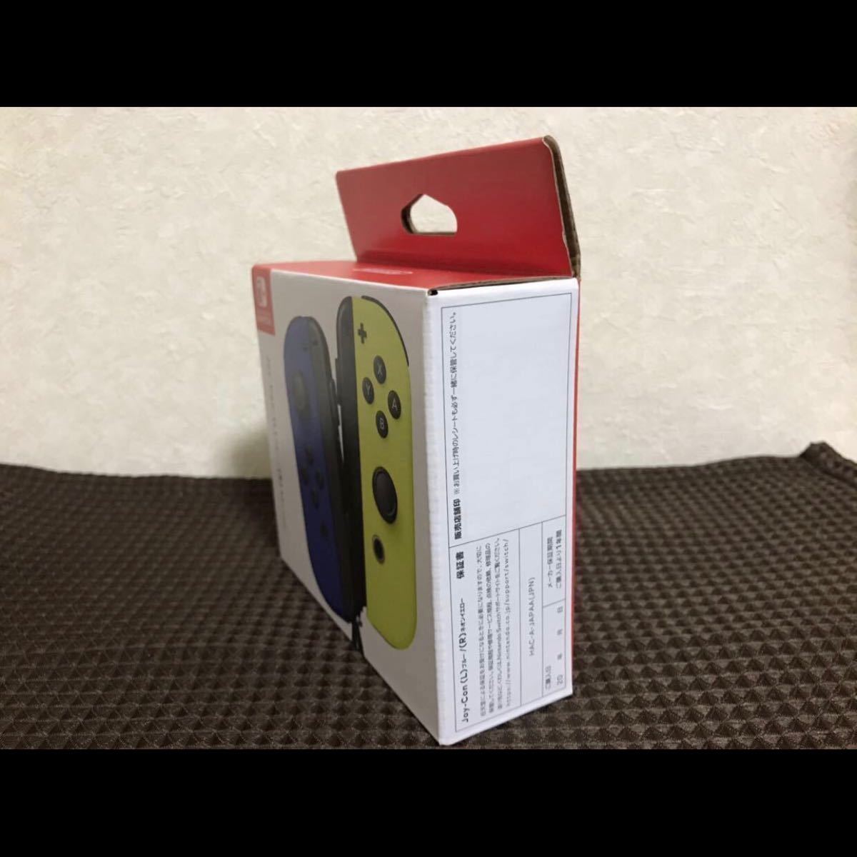 【新品未使用/即日発送】Nintendo Switch Joy-Con ジョイコン ブルー(L)／ネオンイエロー(R)