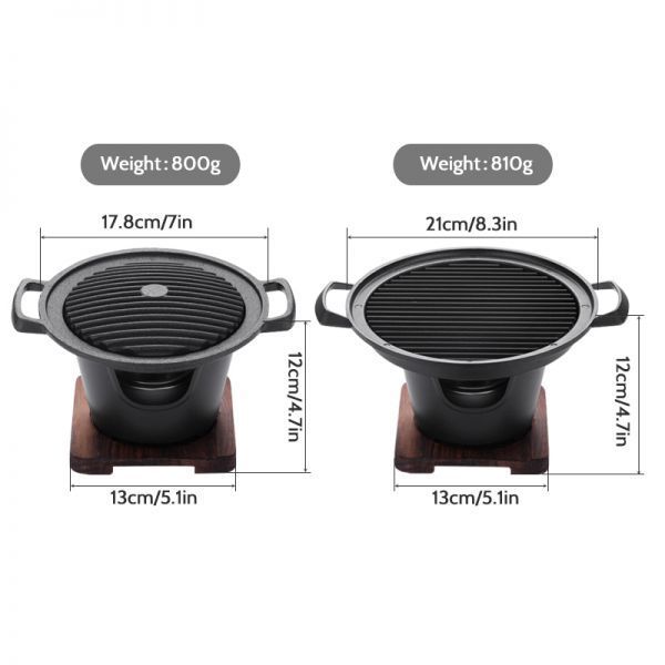 * free shipping * Mini barbecue grill . pavilion alcohol stove Home smokeless barbecue grill outdoors barbecue plate .. meat tool brazier 