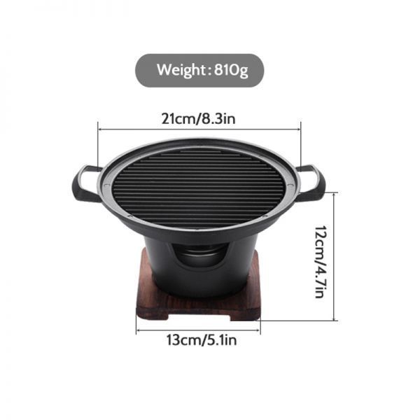 * free shipping * Mini barbecue grill . pavilion alcohol stove Home smokeless barbecue grill outdoors barbecue plate .. meat tool brazier 