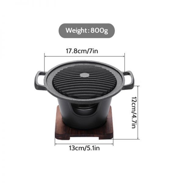 * free shipping * Mini barbecue grill . pavilion alcohol stove Home smokeless barbecue grill outdoors barbecue plate .. meat tool brazier 