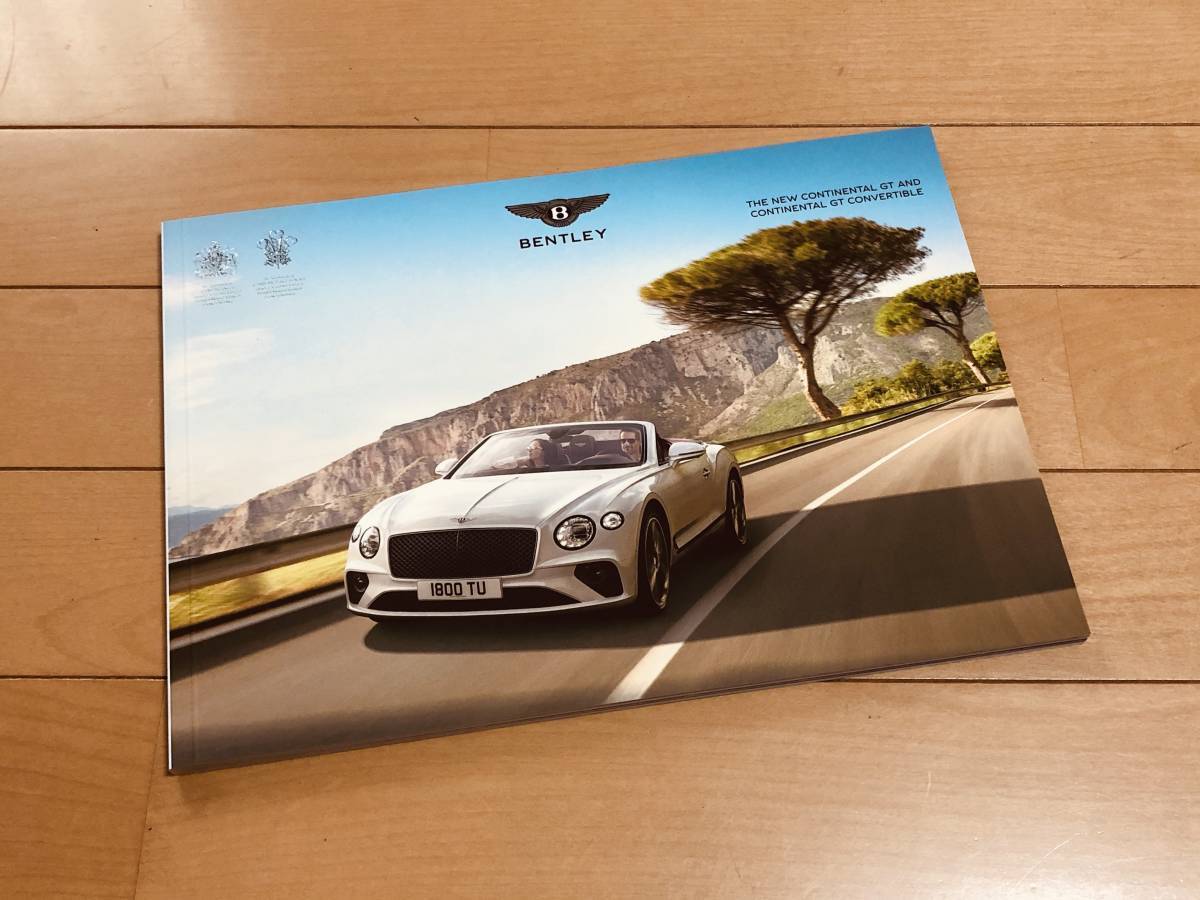 ◆◆◆『新品』 BENTLEY ベントレー コンチネンタル GT/GTコンバーチブル◆◆日本語版 厚口カタログ 2019年発行◆◆◆_画像1