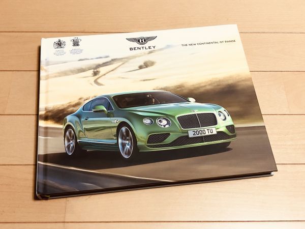 ◆◆◆【送料無料】『新品』 BENTLEY ベントレー コンチネンタル GT◆◆日本語版 超厚口カタログ（豪華ハードカバー） 2015年発行◆◆◆_画像1