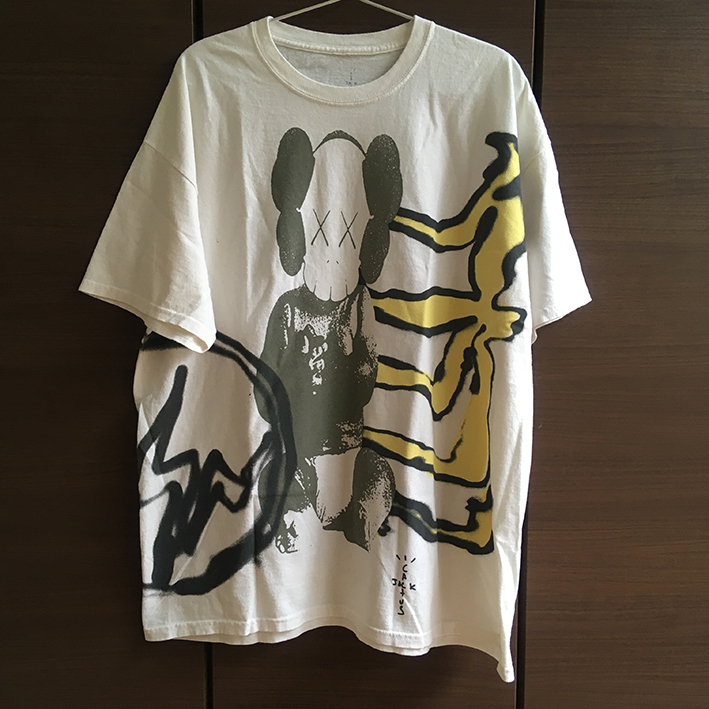 新品未開封！Travis Scott fragment kaws コラボTシャツ