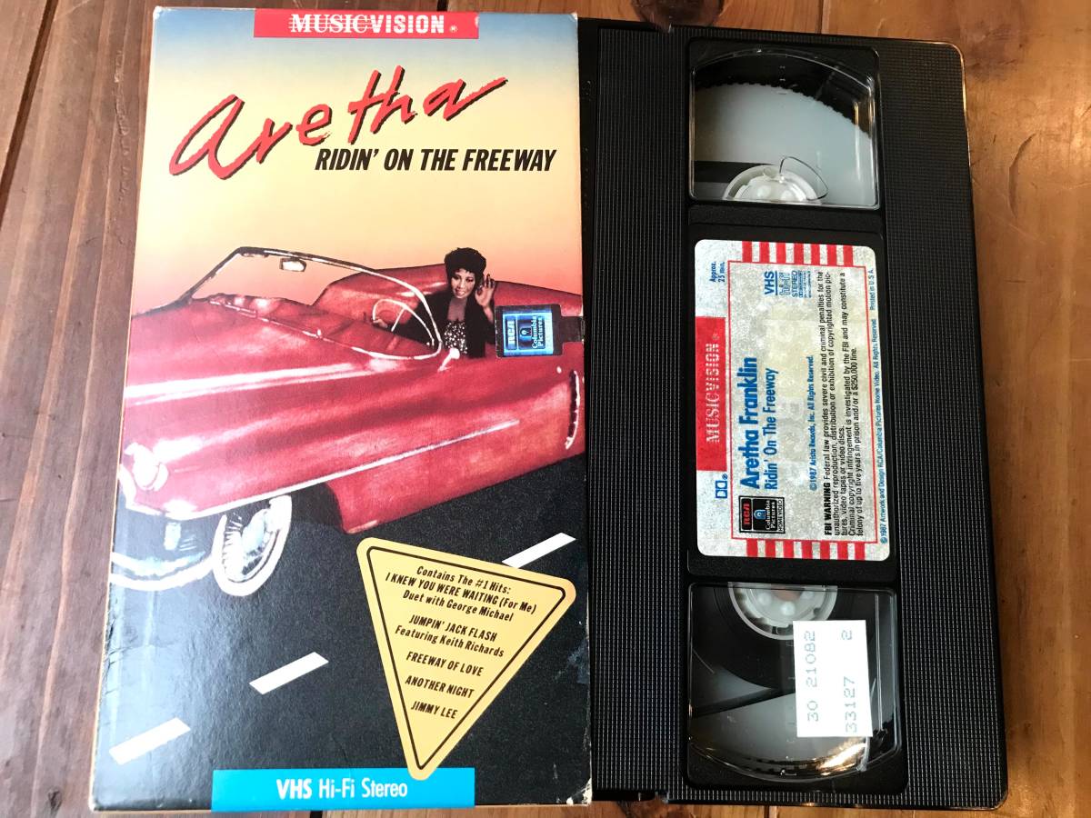 [ rare VHS]aresa* Frank Lynn Aretha Franklin Ridin\' On The Freeway