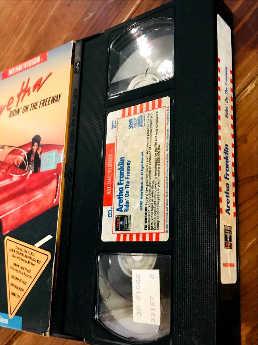 [ rare VHS]aresa* Frank Lynn Aretha Franklin Ridin\' On The Freeway