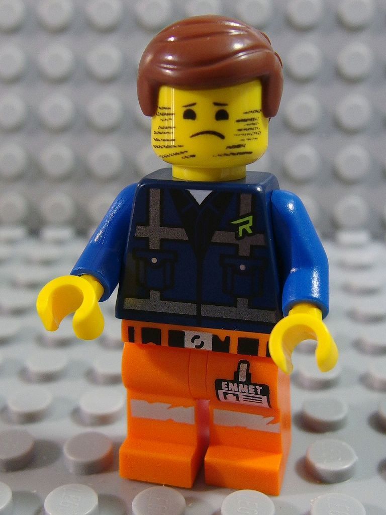 ★LEGO★ミニフィグ【THE LEGO MOVIE】Stubble Trouble Emmet_A(tlm196)_画像1