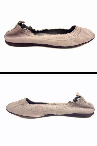 ヨーガンレール JURGEN LEHL フラットシューズ バレエシューズ パンプス 靴 レザー 革 サイズ23.5 グレー系 レディース_画像5