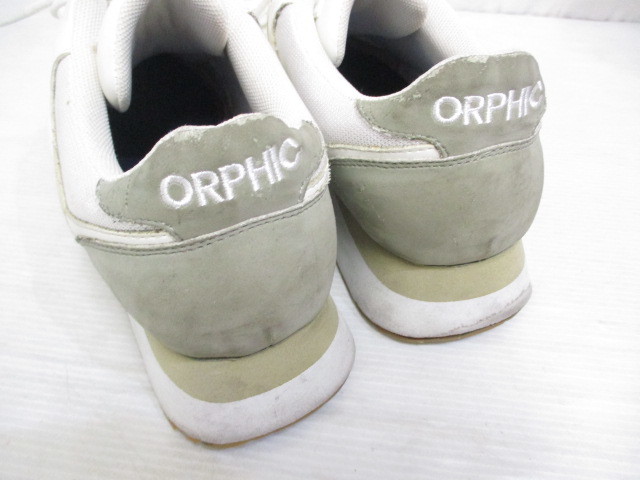 オルフィック ORPHIC ローカット スニーカー シューズ 24.5cm位 白 ホワイト 靴 レースアップ レディース_画像8